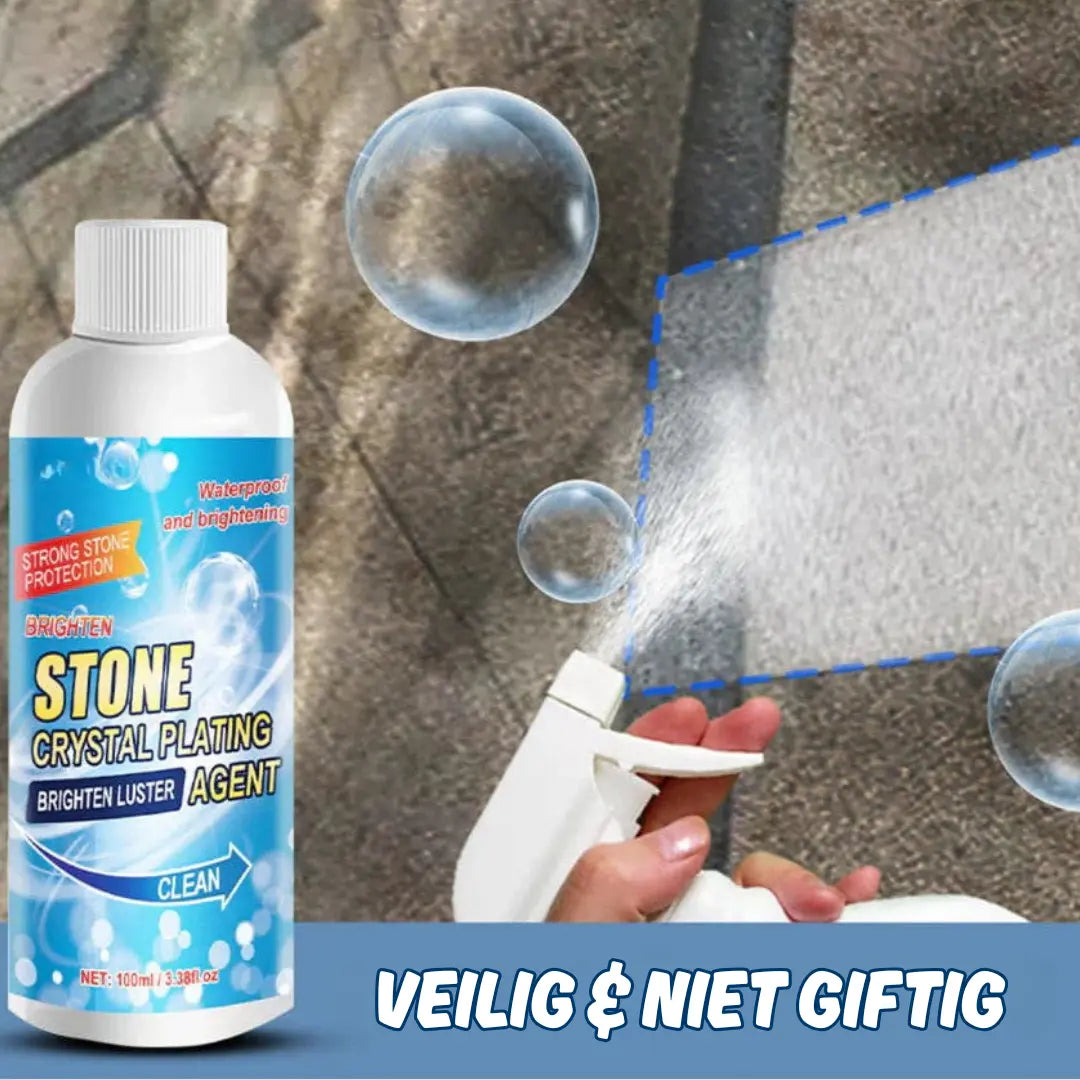CleanStone™ – Biologisch abbaubarer Rost- & Fleckenentferner für Granit, Marmor, Schiefer & Naturstein [1 + 1 Gratis]