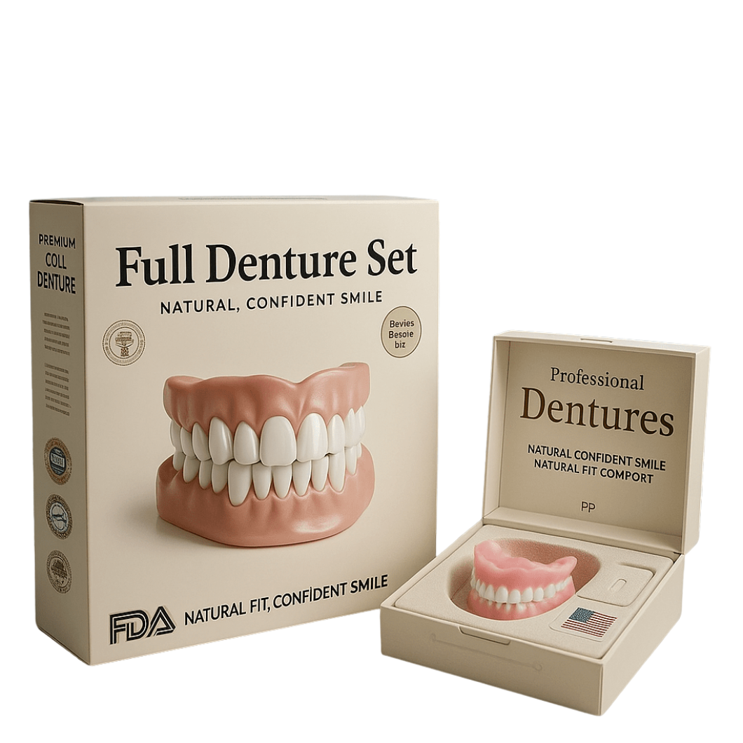 Zahnprothese™ – Natürliches Lächeln, bequeme Passform & mehrfach wiederverwendbar [50 % Rabatt]