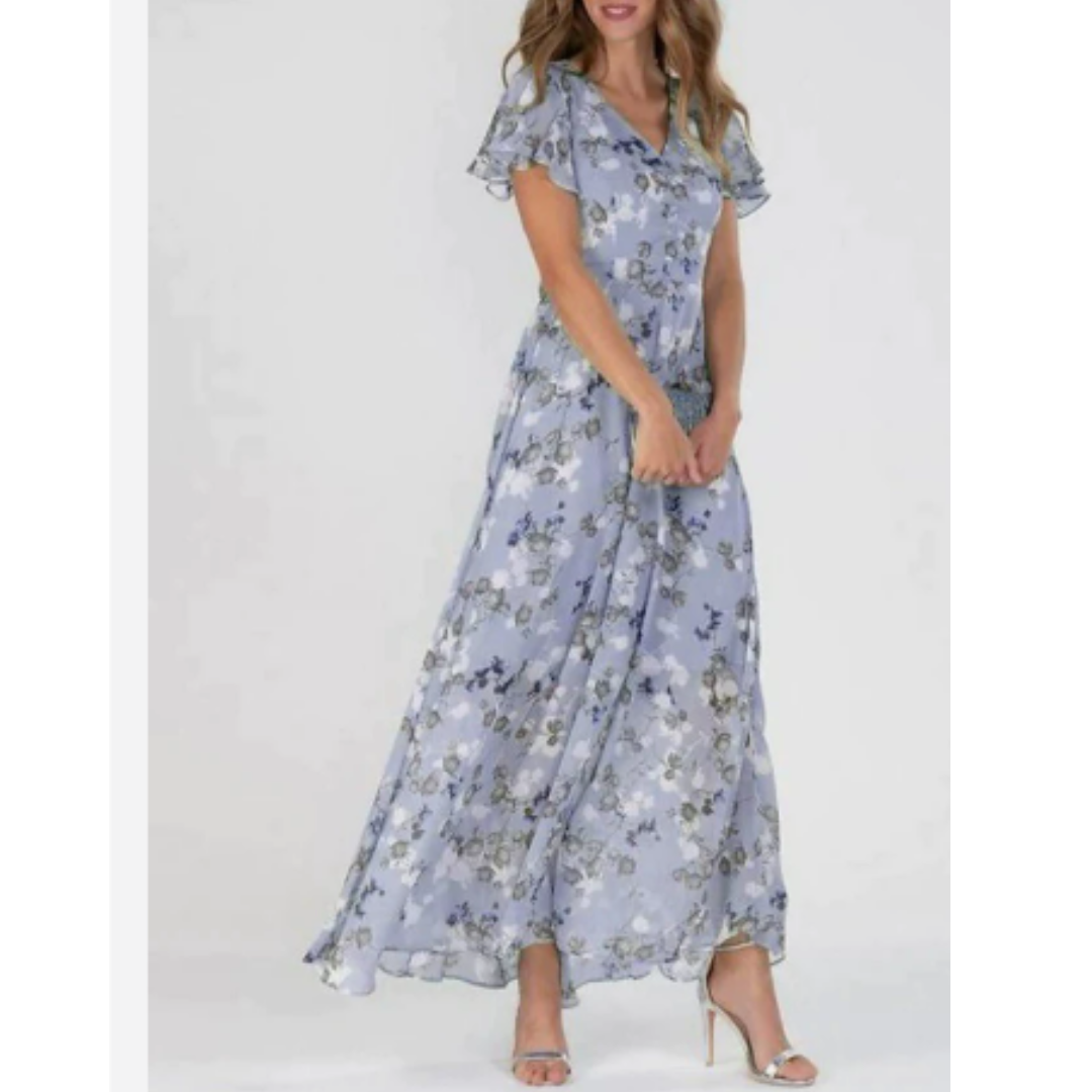 Light Floral Maxi Spring Dress™ – Mühelose Frühlingseleganz mit zartem Blütenmuster