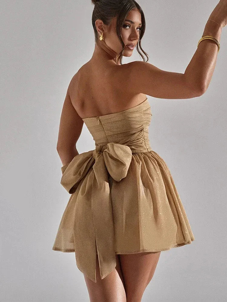 Pleated Strapless Mini Dress™ – Eleganter Stil für besondere Momente