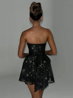 Women's Strapless Pleated Flared Elegant Party Mini Dress™ – Zeitlose Eleganz für besondere Anlässe