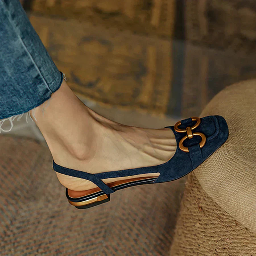 Orthopedic Slingback Buckle Loafers™ – Eleganter Komfort für den ganzen Tag