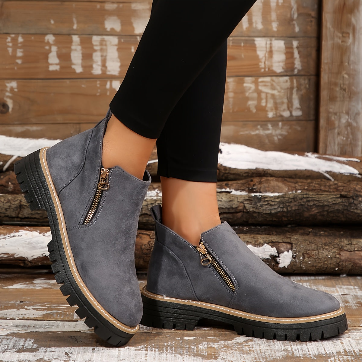 Women's Orthopedic Ankle Boots with Easy-Zip Support™ – Stilvoller Komfort für den ganzen Tag