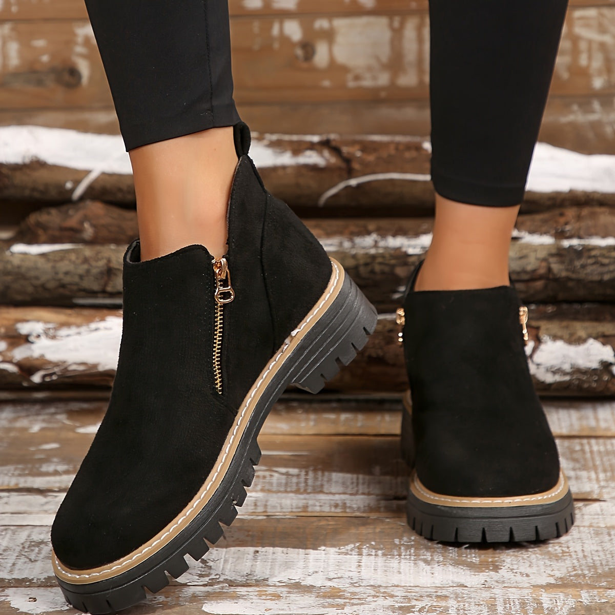 Women's Orthopedic Ankle Boots with Easy-Zip Support™ – Stilvoller Komfort für den ganzen Tag