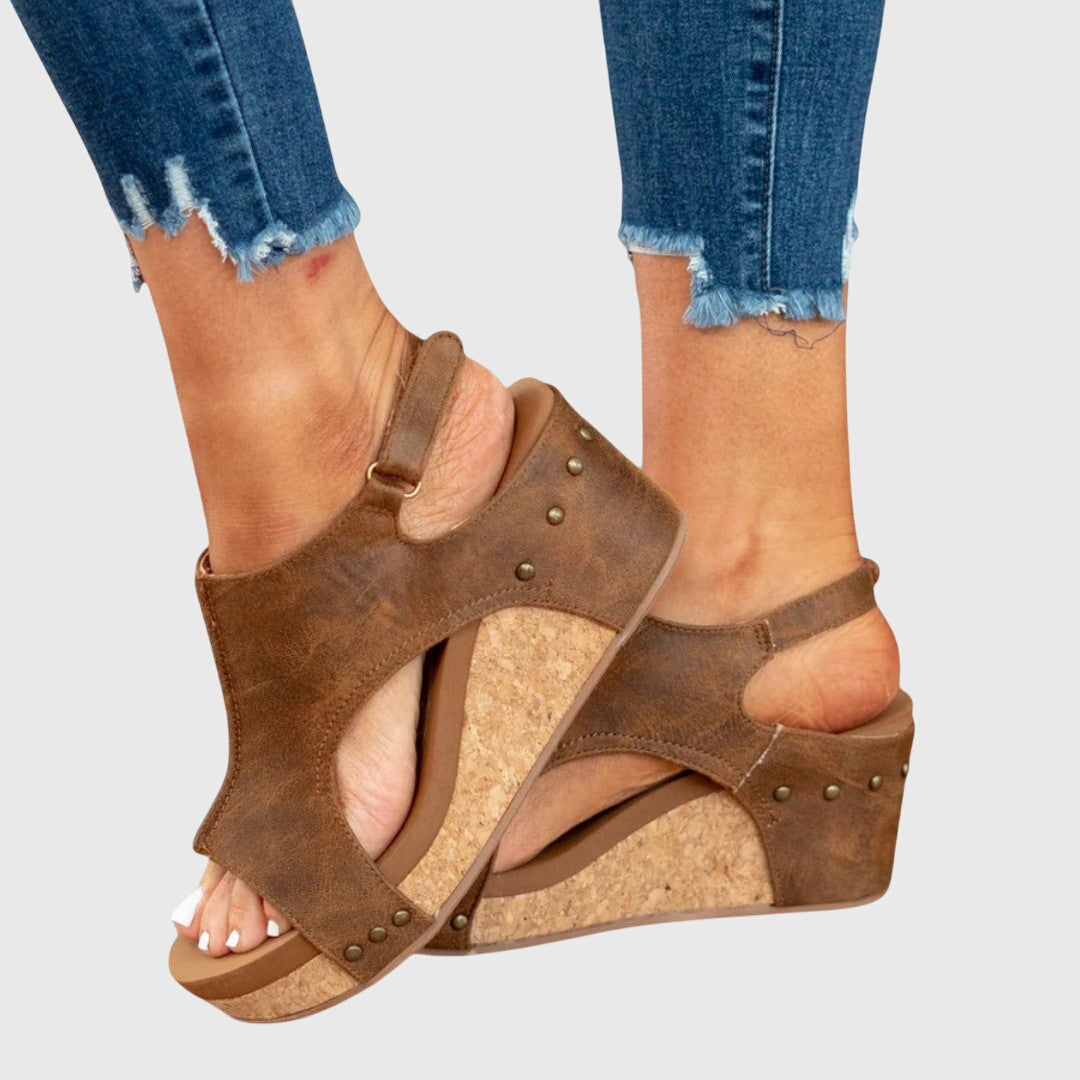 Women's Orthopedic Platform Slingback Sandals™ – Orthopädischer Komfort mit elegantem Design