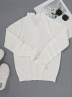 Darcey | Ruffle Blouse with Decorative Buttons for Women™ – Feminine Eleganz für jeden Anlass
