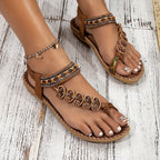 Damen Orthopädische Zehentrenner Sandalen mit Gepolsterter Sohle und Verstellbarem Riemen™ – Ganztägiger Komfort für gesunde Füße