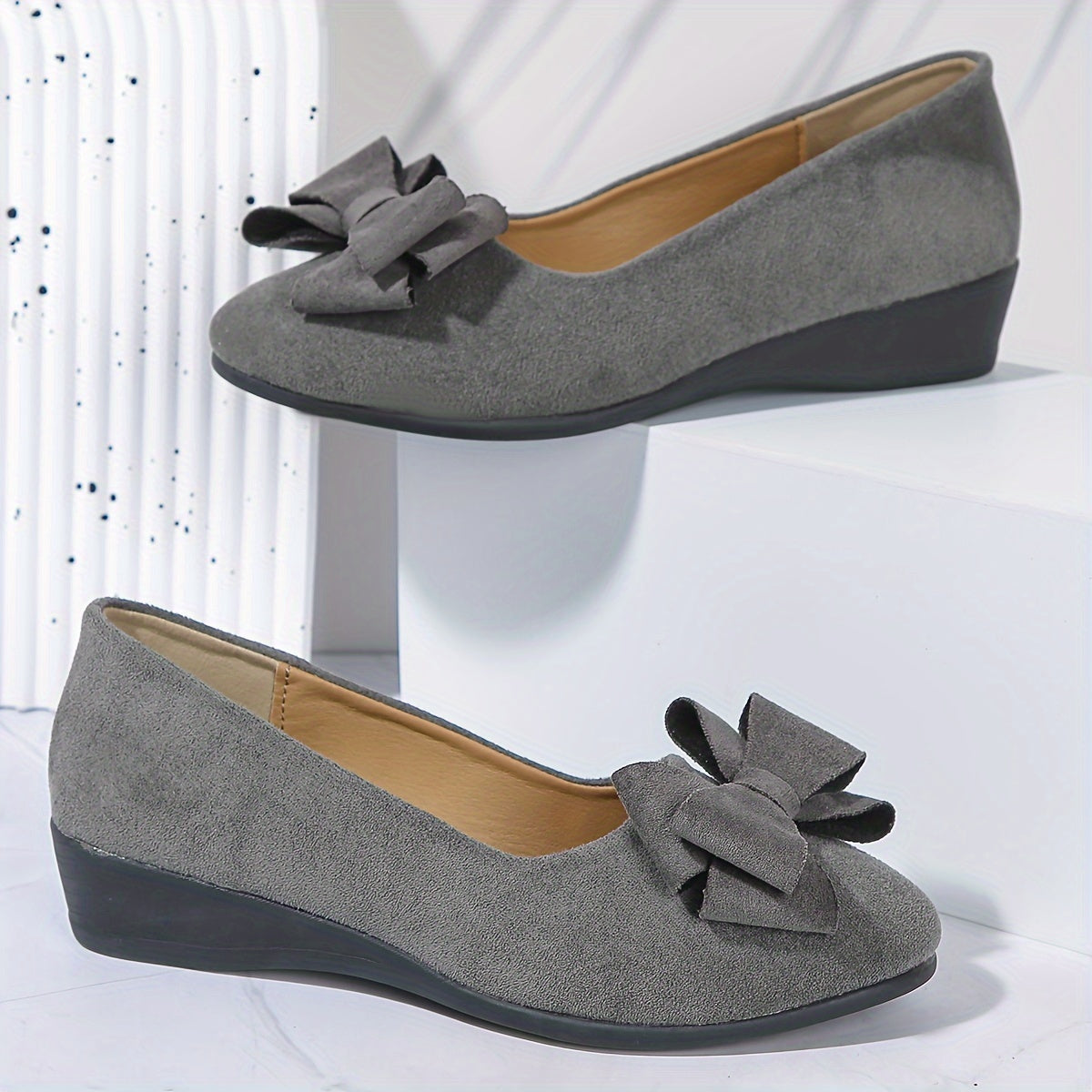 Women's Comfortable Ballet Flats with Bow Detail™ – Ganztägiger Komfort mit femininer Eleganz