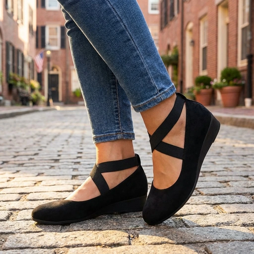 Women's Orthopedic Wedge Sandals with Adjustable Strap™ – Ganztägiger Komfort und elegante Unterstützung