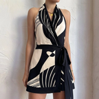 Women's Halter Neck Wrap Mini Dress™ – Zeitlose Eleganz mit modernem Komfort