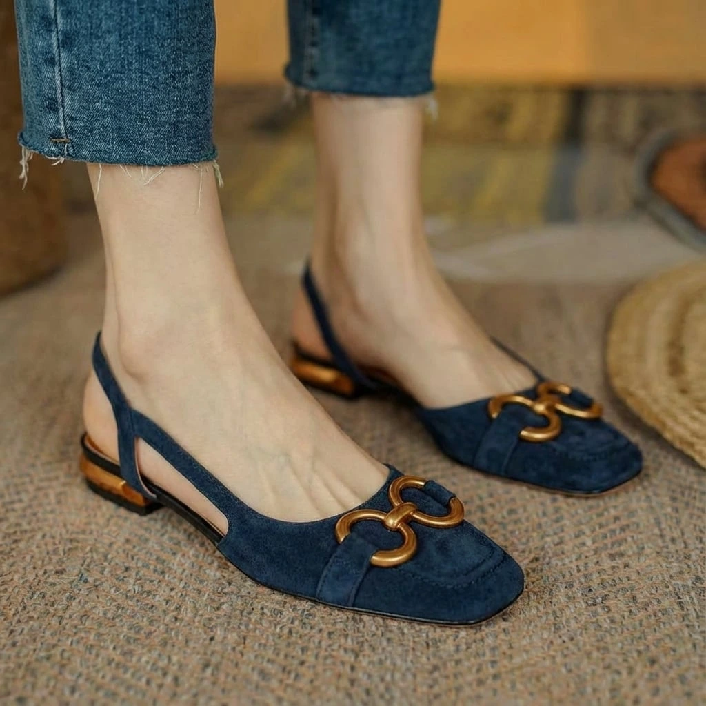 Orthopedic Slingback Buckle Loafers™ – Eleganter Komfort für den ganzen Tag