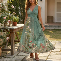 Elegant Floral Maxi Dress™ – Zeitlose Eleganz mit femininer Ausstrahlung