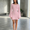 Soft Knit Long Sleeve Mini Dress™ – Elegante Silhouette für jeden Anlass