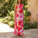 One-Shoulder Draped Maxi Dress™ – Elegante Asymmetrie für jeden besonderen Anlass