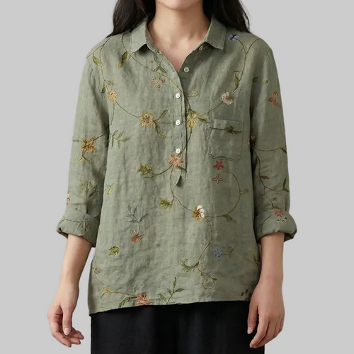 Botanical Relaxed Buttoned Shirt™ – Mühelose Eleganz für entspannte Alltagsmomente