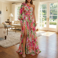 Floral One-Shoulder Maxi Dress™ – Elegante Statement-Silhouette für besondere Anlässe