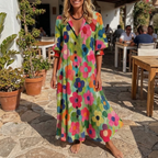 Elegant Spring Maxi Dress™ – Fließende Silhouette für mühelose Frühlingseleganz