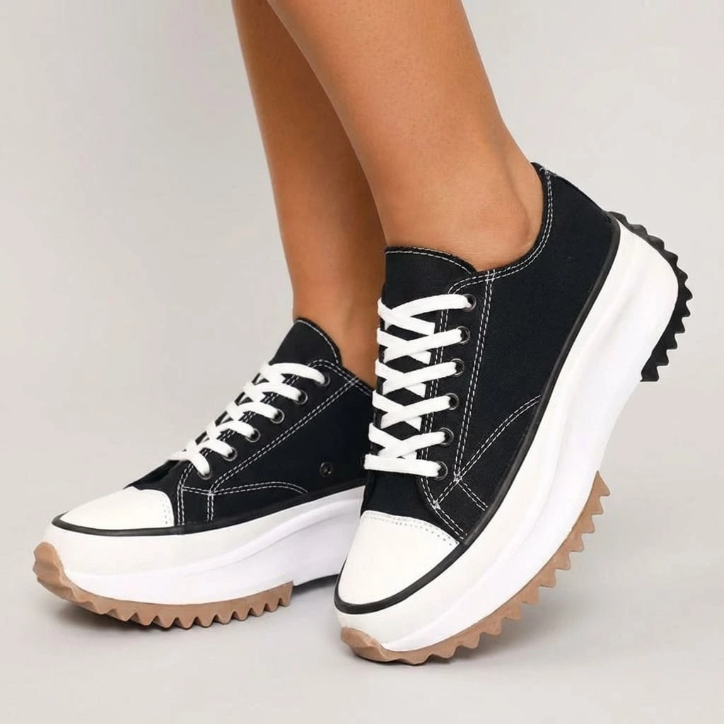 Women's Platform Chunky Sneakers Lace Up™ – Stilvoller Komfort mit markanter Plattform-Sohle