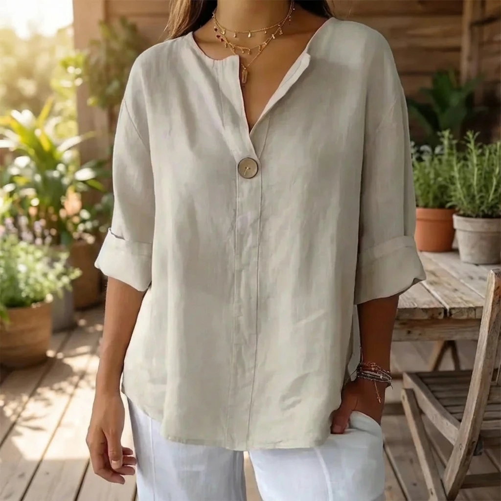 Elowen | Women's Spring Blouse™ – Mühelose Eleganz für entspannte Frühlingstage