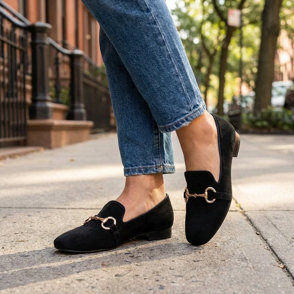 Women's Classic Slip-On Loafers with Hardware Detail™ – Zeitlose Eleganz für den Alltag