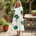 Floral Flowing Spring Dress™ – Mühelose Eleganz für entspannte Frühlingstage