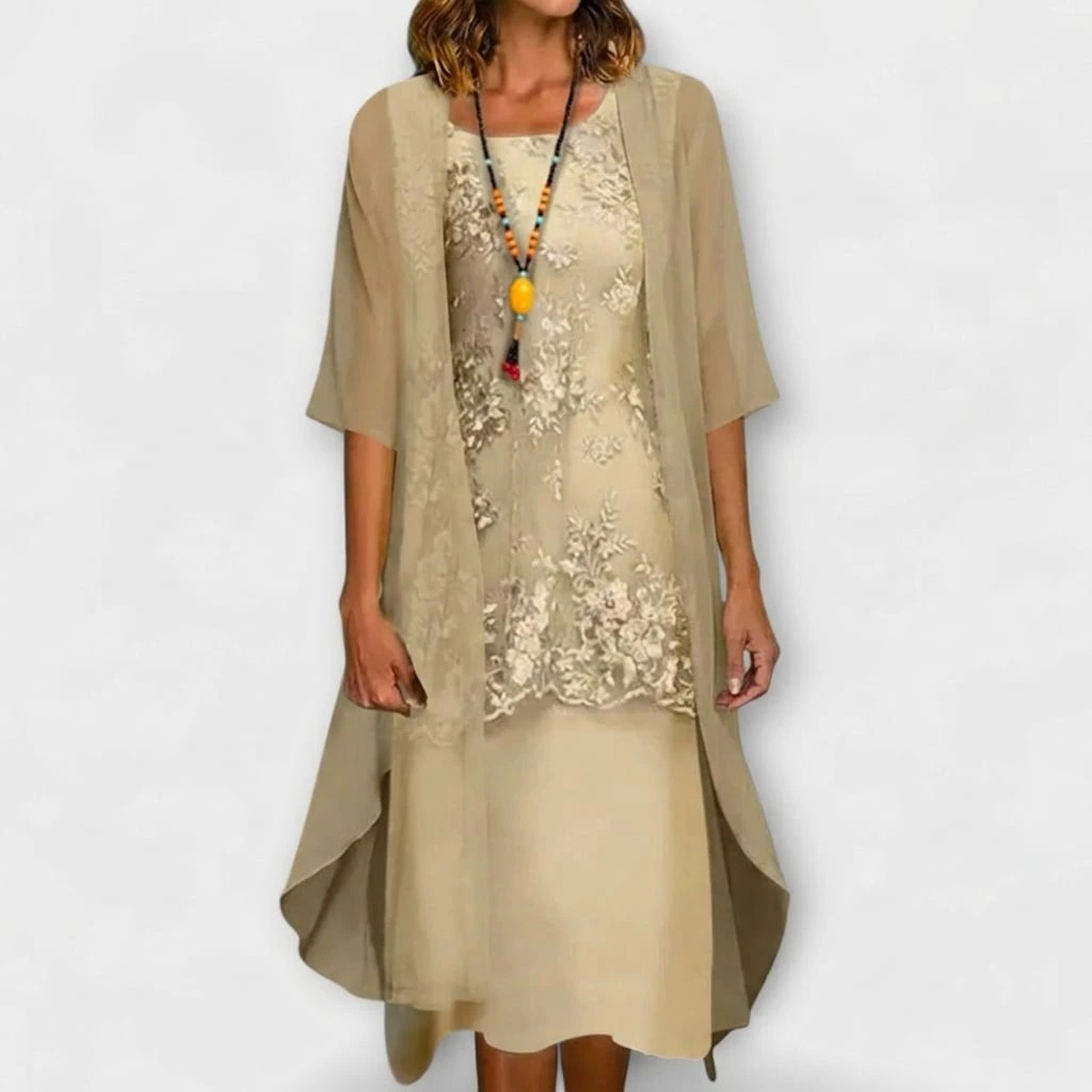 Women's Elegant Casual Midi Dress™ – Zeitlose Eleganz für jeden Anlass