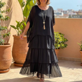 Women's Spring Layered Maxi Dress™ – Fließende Eleganz für jeden Frühlingstag