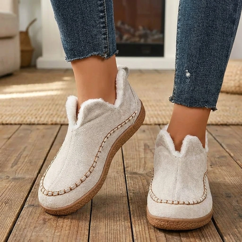 Women's Orthopedic Slip-On Slippers with Non-Slip Sole™ – Wohltuende Unterstützung für jeden Schritt