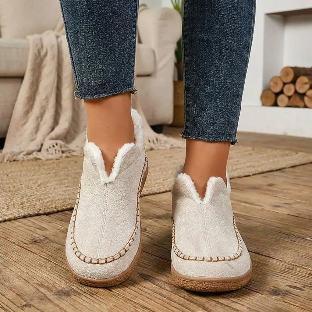 Women's Orthopedic Slip-On Slippers with Non-Slip Sole™ – Wohltuende Unterstützung für jeden Schritt