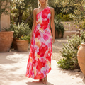 Asymmetric Pleated Maxi Dress™ – Eleganz mit modernem asymmetrischem Design
