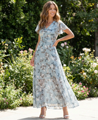 Light Floral Maxi Spring Dress™ – Mühelose Frühlingseleganz mit zartem Blütenmuster