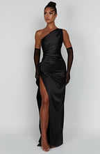One-Shoulder Maxi Dress with Modern Elegance for Women™ – Luxuriöse Eleganz für besondere Anlässe