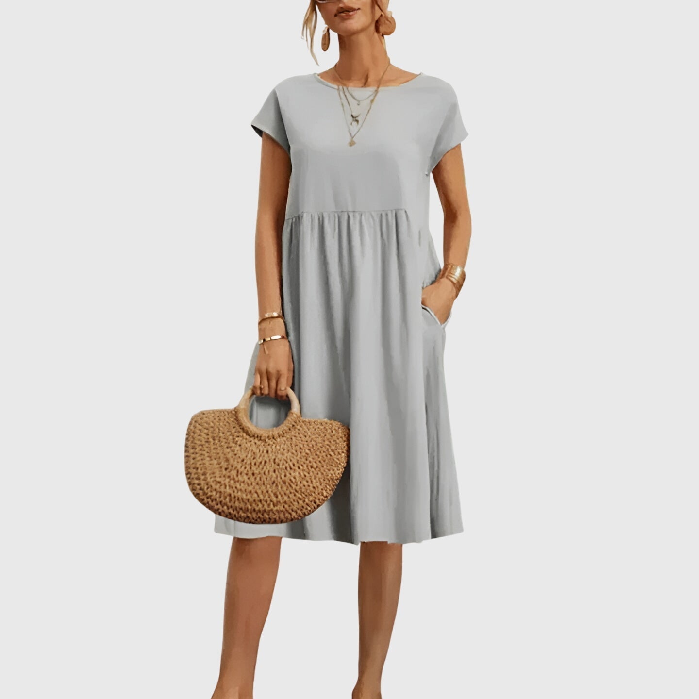 Women's Relaxed Midi Spring Dress™ – Müheloses Frühlingsfeeling mit femininer Eleganz