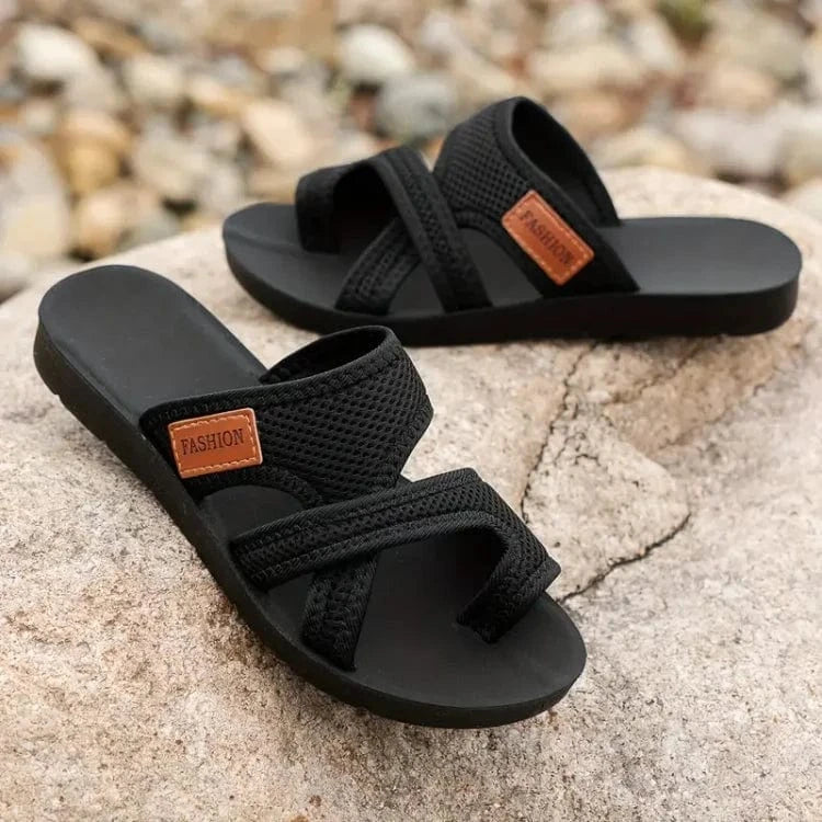Women's Orthopedic Mesh Sandals with Open Toe and Cushioned Sole™ – Leichtgewichtiger Komfort für den ganzen Tag