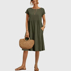 Women's Relaxed Midi Spring Dress™ – Müheloses Frühlingsfeeling mit femininer Eleganz