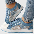 Women's Orthopedic Lace-Up Sneakers with Arch Support and Cushioned Sole™ – Ganztägiger Komfort für aktive Frauen