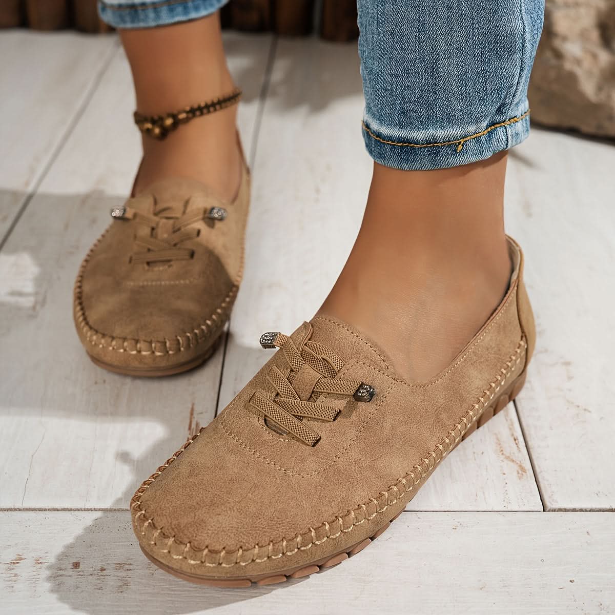 Women's Soft Moccasin Shoes with Cushioned Sole and Breathable Upper™ – Ganztägiger Komfort für jeden Schritt
