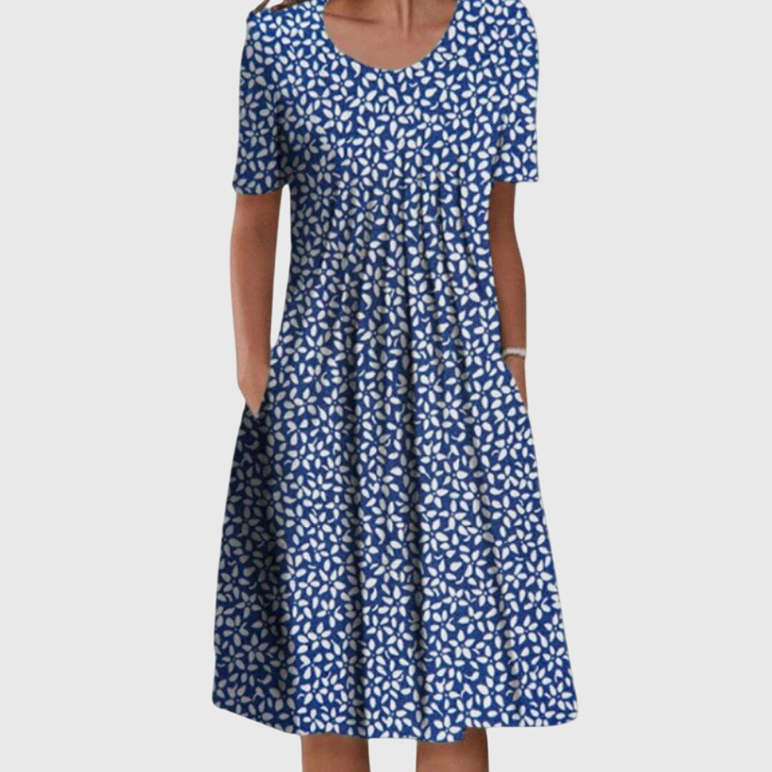 Sleeveless Textured Midi Dress for Elegant Everyday Wear™ – Elegante Textur für mühelosen Stil
