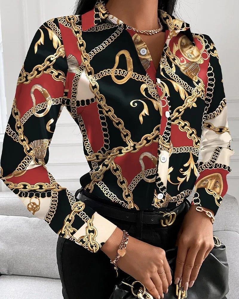 Retro-Inspired Blouse with Classic Elegance for Women™ – Zeitloser Vintage-Charme trifft modernen Komfort