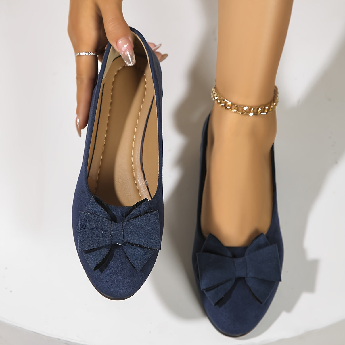 Women's Comfortable Ballet Flats with Bow Detail™ – Ganztägiger Komfort mit femininer Eleganz