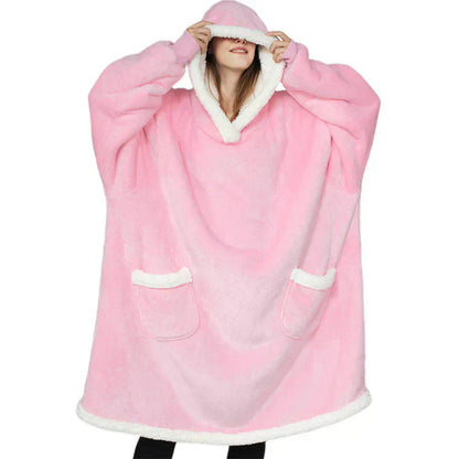 ComfyBlanket™ – Ultrawarmer Sherpa-Fleece-Hoodie für maximale Gemütlichkeit [50 % Rabatt]