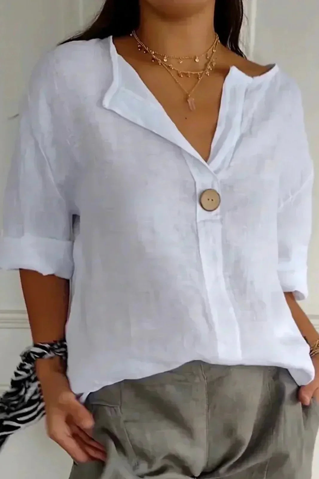 Elowen | Women's Spring Blouse™ – Mühelose Eleganz für entspannte Frühlingstage