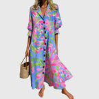 Elegant Spring Maxi Dress™ – Fließende Silhouette für mühelose Frühlingseleganz