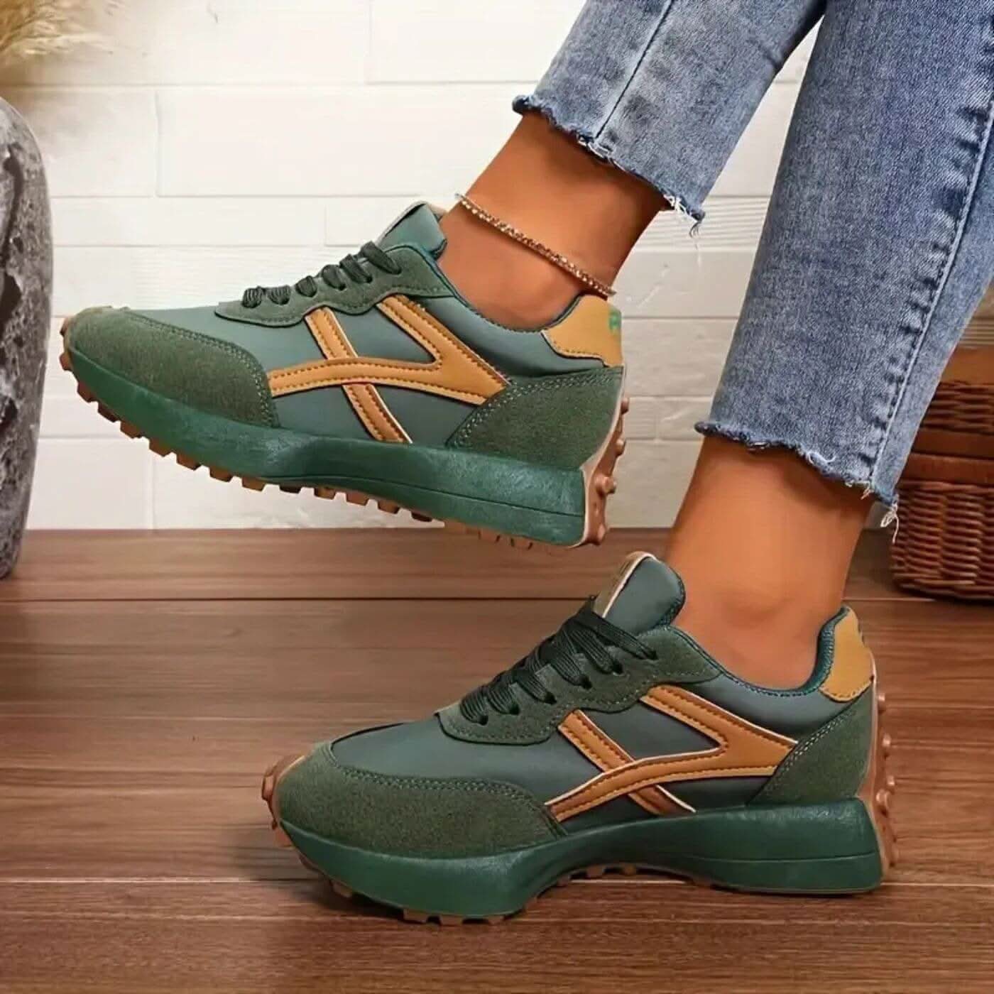 Women's Orthopedic Sneakers with Cushioned Sole and Non Slip Support™ – Ganztägiger Komfort ohne Fußschmerzen