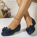 Women's Comfortable Ballet Flats with Bow Detail™ – Ganztägiger Komfort mit femininer Eleganz