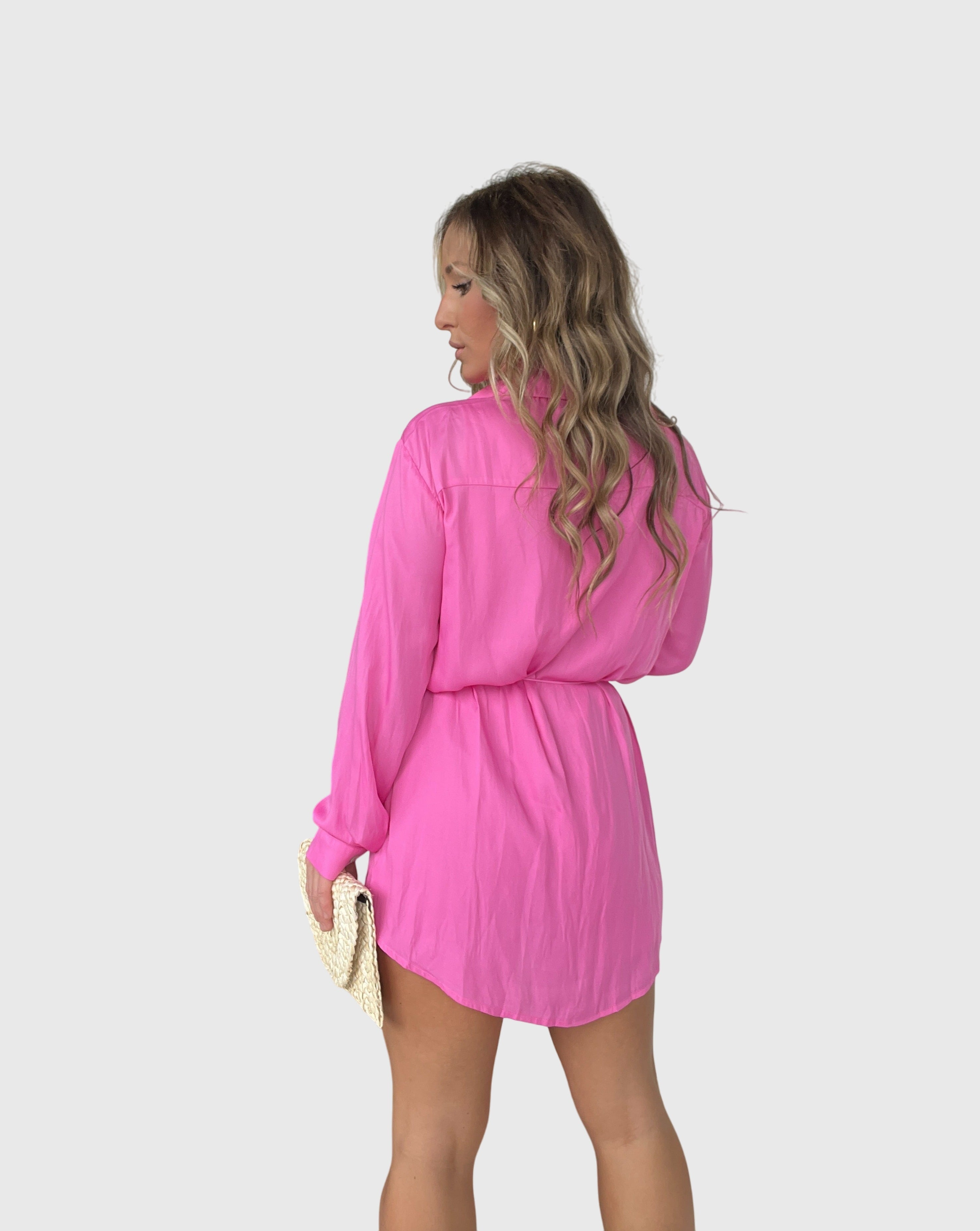 Women's Button Front Long Sleeve Shirt Dress™ – Zeitlose Eleganz für jeden Tag