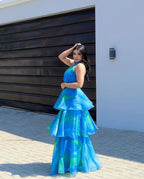 Chic Sleeveless Top and Layered Skirt Set for Women™ – Mühelose Eleganz für jeden Anlass