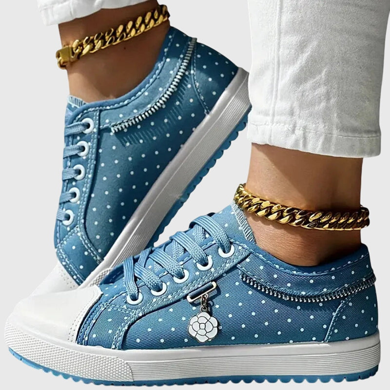 Women's Orthopedic Lace-Up Sneakers with Arch Support and Cushioned Sole™ – Ganztägiger Komfort für aktive Frauen