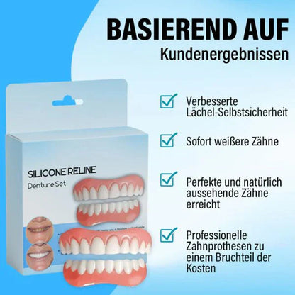 SmileReline™ – Individuell anpassbares Silikon-Prothesenreliningset [1 + 1 Gratis]