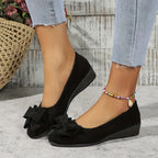 Women's Comfortable Ballet Flats with Bow Detail™ – Ganztägiger Komfort mit femininer Eleganz
